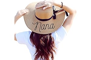 Custom Nana Sun Hat - Floppy Beach Hat for Women - Perfect Grandmother Gift