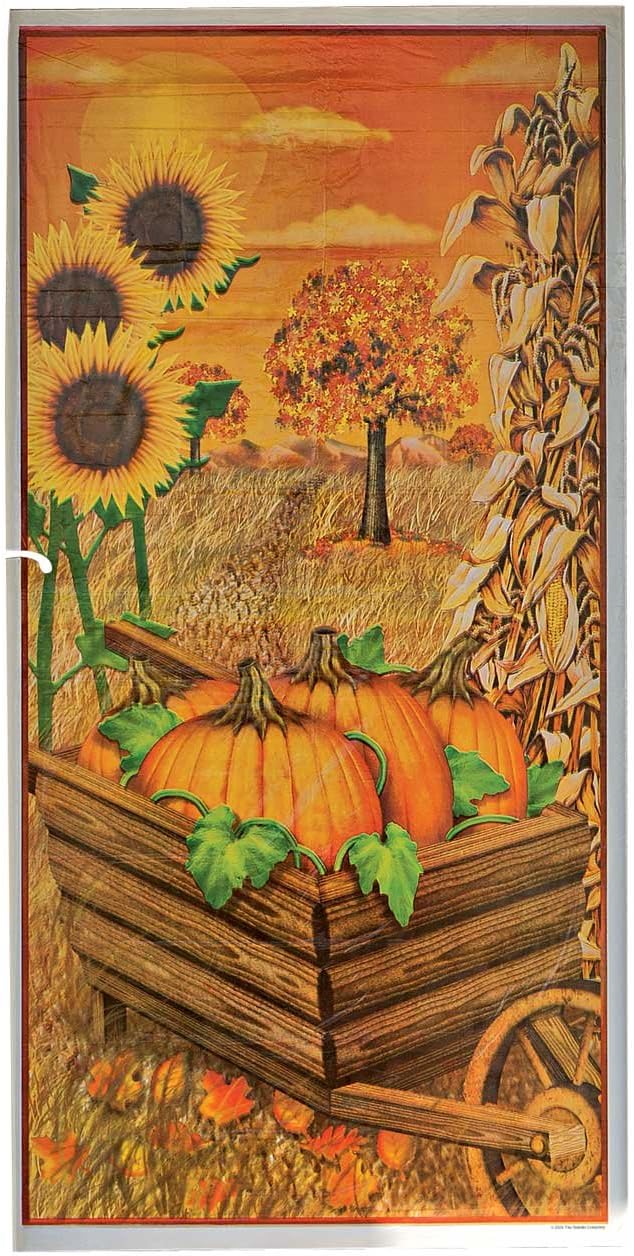 Fall Door Cover Party Accessory (1 Count) (1/Pkg) 30 in. x 60 in (76 cm x 152 cm)