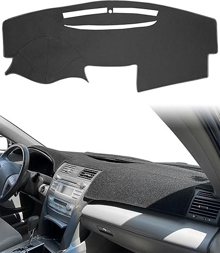 Zlirfy Cubierta del salpicadero, cubierta del tablero, alfombrilla de la cubierta del salpicadero, tapete de tablero de instrumentos de automóvil,