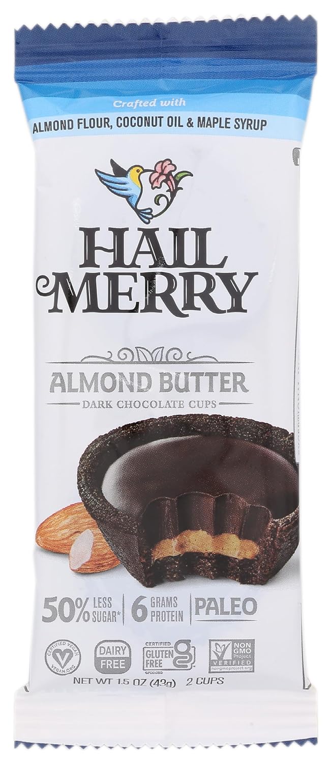 Hail Merry Chocolate Almond Butter Cups - Vegan, Gluten-Free, Dairy-Free Mini Treats
