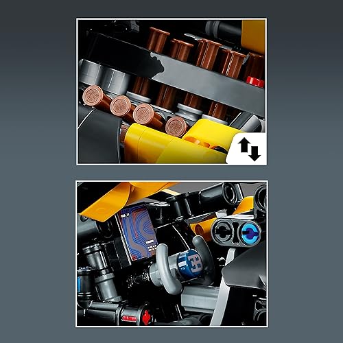 Miniatura 3 de LEGO Technic Bugatti Bolide - Juego de construcción de autos de carreras, modelo y juguete de ingeniería de carreras para el regreso a la escuela,