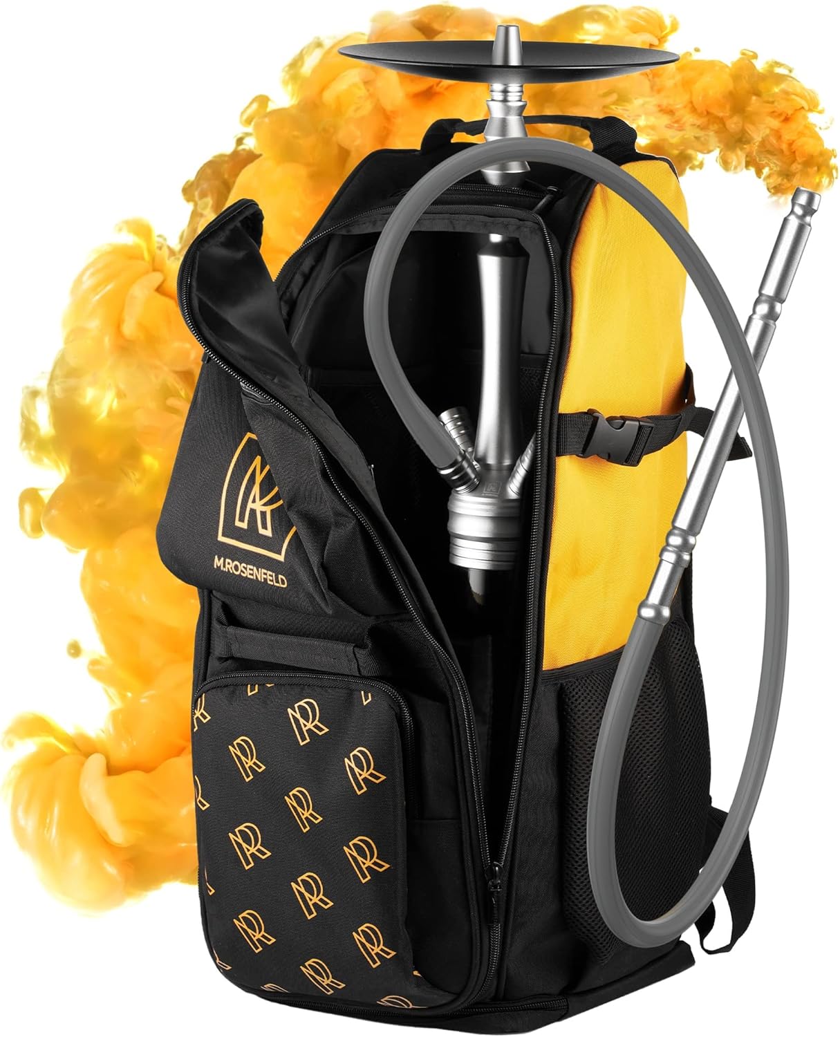M. ROSENFELD Shisha Tasche Gross mit 13 Fächern Premium Shisha