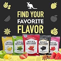Vista 7 de Wiley Wallaby Regaliz australiano, bolsas de 4 onzas, 12 unidades (negro)