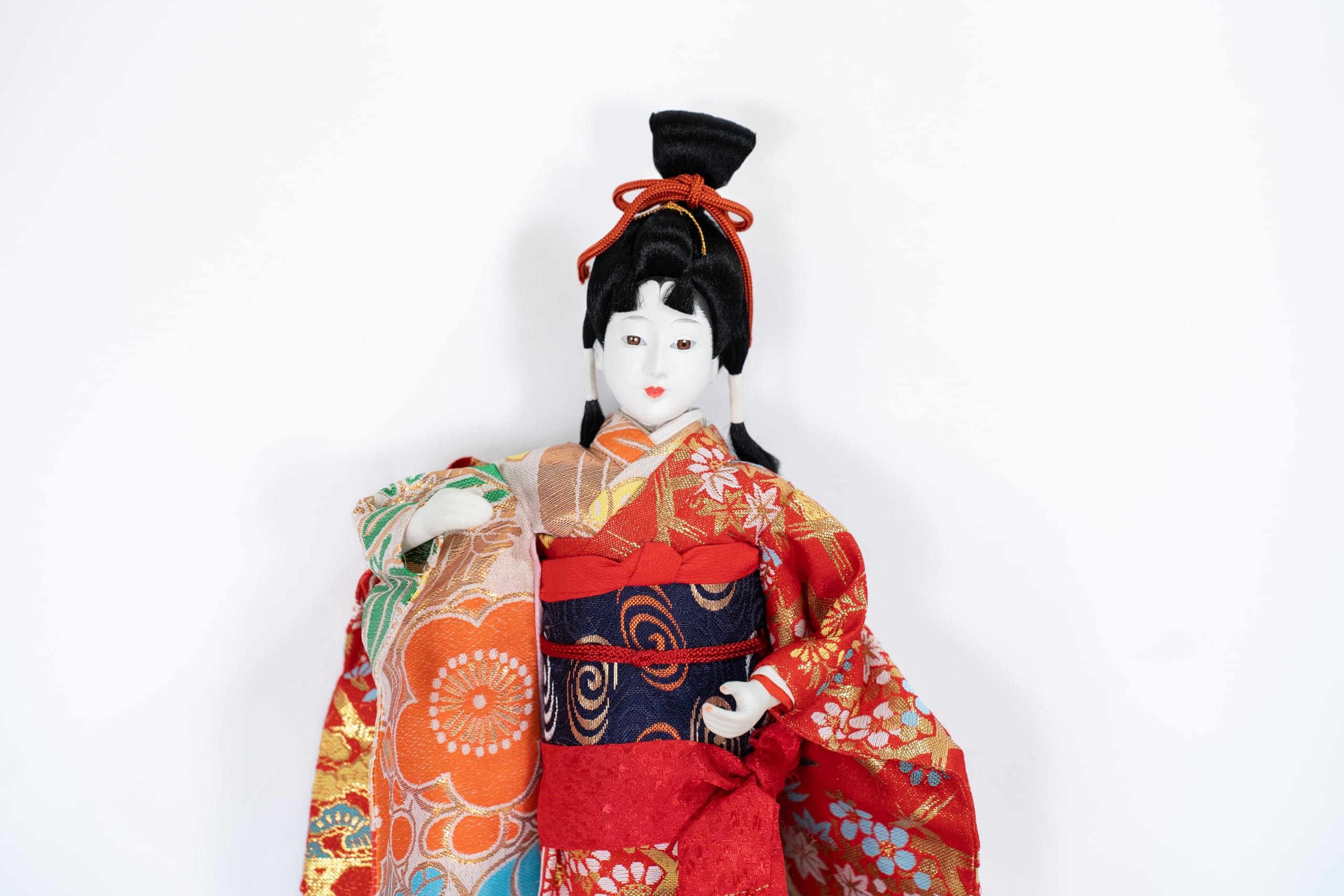 Amazon | 日本人形 山本人形オリジナル 片身替わりのお着物を着たお