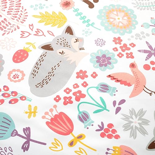 Miniatura 3 de Lush Decor Pixie Fox - Juego de edredón reversible, juego de 5 piezas, individual XL, rosa y gris, ropa de cama para niños con juego de sábanas,