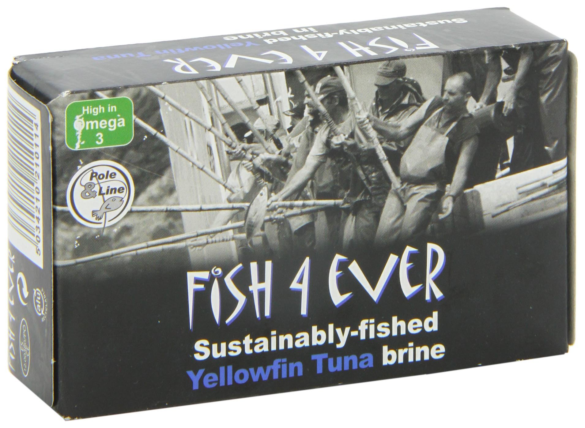 Fish4Ever Tuna Fish In Brine 120 g (Pack of 5) (Organic)