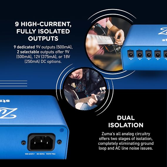 Strymon Zuma 9-output Guitar Pedal Power Supply