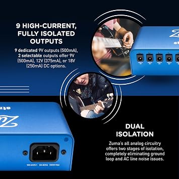 Strymon Zuma 9-output Guitar Pedal Power Supply