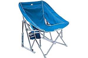 GCI Outdoor Freestyle Rocker Portable Stadium Chair with Headrest