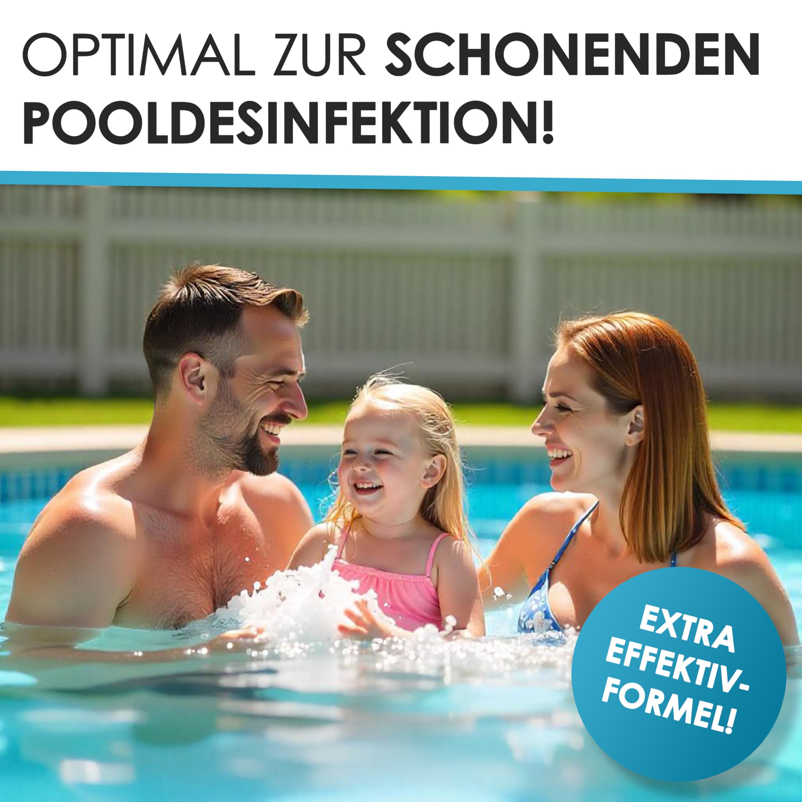Pooldesinfektion 10L - Flüssiges Algizid für Pool I Pool Algenvernichter mit Klareffekt | Algenvernichter Pool | Desinfizierendes Reinigungsmittel gegen Algen