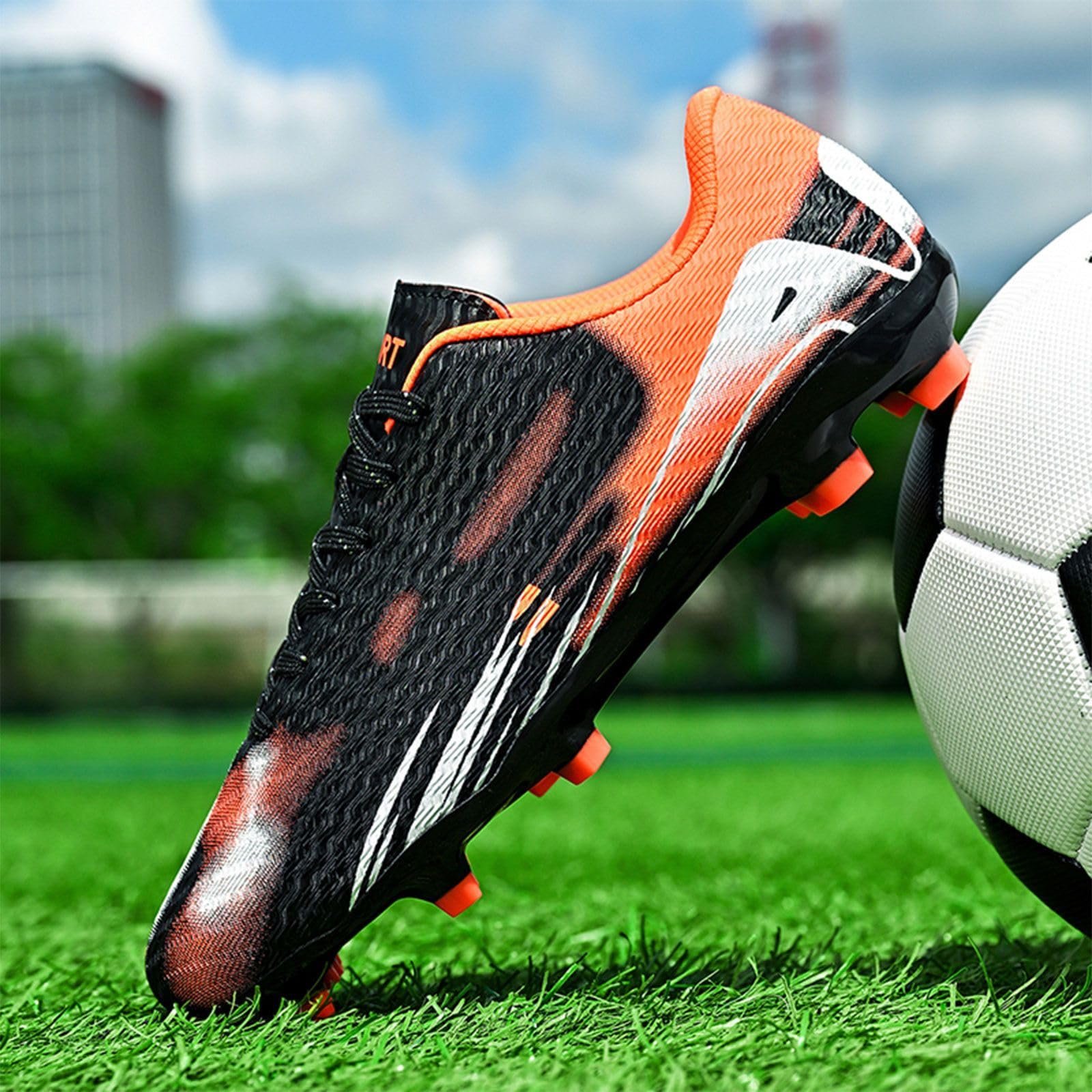 Chaussures de football FG/AG pour garçons et femmes, chaussures de football pour filles, chaussures d'entraînement professionnelles