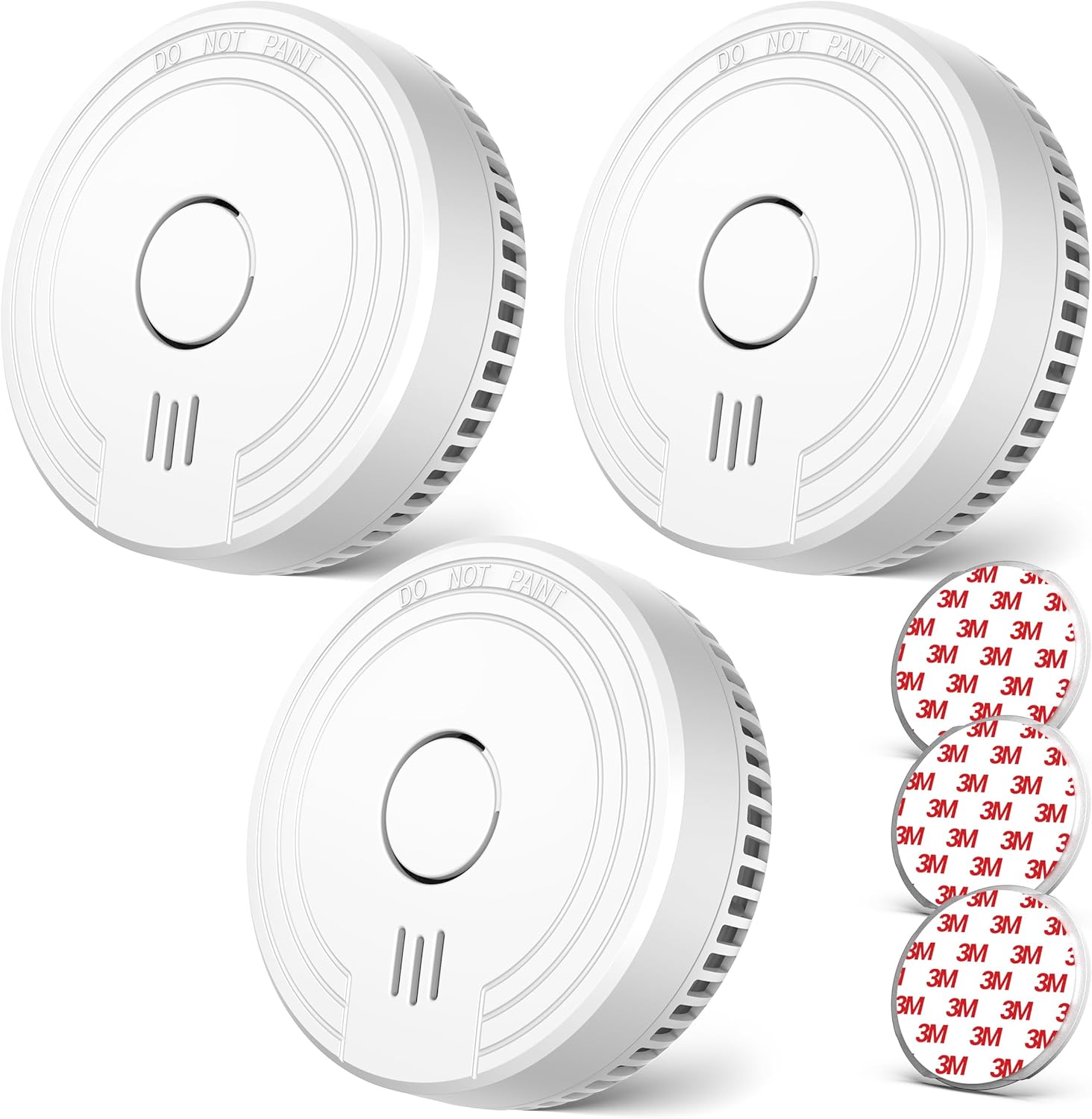Ecoey Smoke Detector Fire Alarm with Photoelectric Technology, Fire Detector with Test Button and Low Battery Signal, Fire Alarm for Bedroom and Home, FJ136GB, 1 Pack Small Ecoey Smoke Detector Fire Alarm with Photoelectric Technology, Fire Detector with Test Button and Low Battery Signal, Fire Alarm for Bedroom and Home, FJ136GB, 1 Pack Small