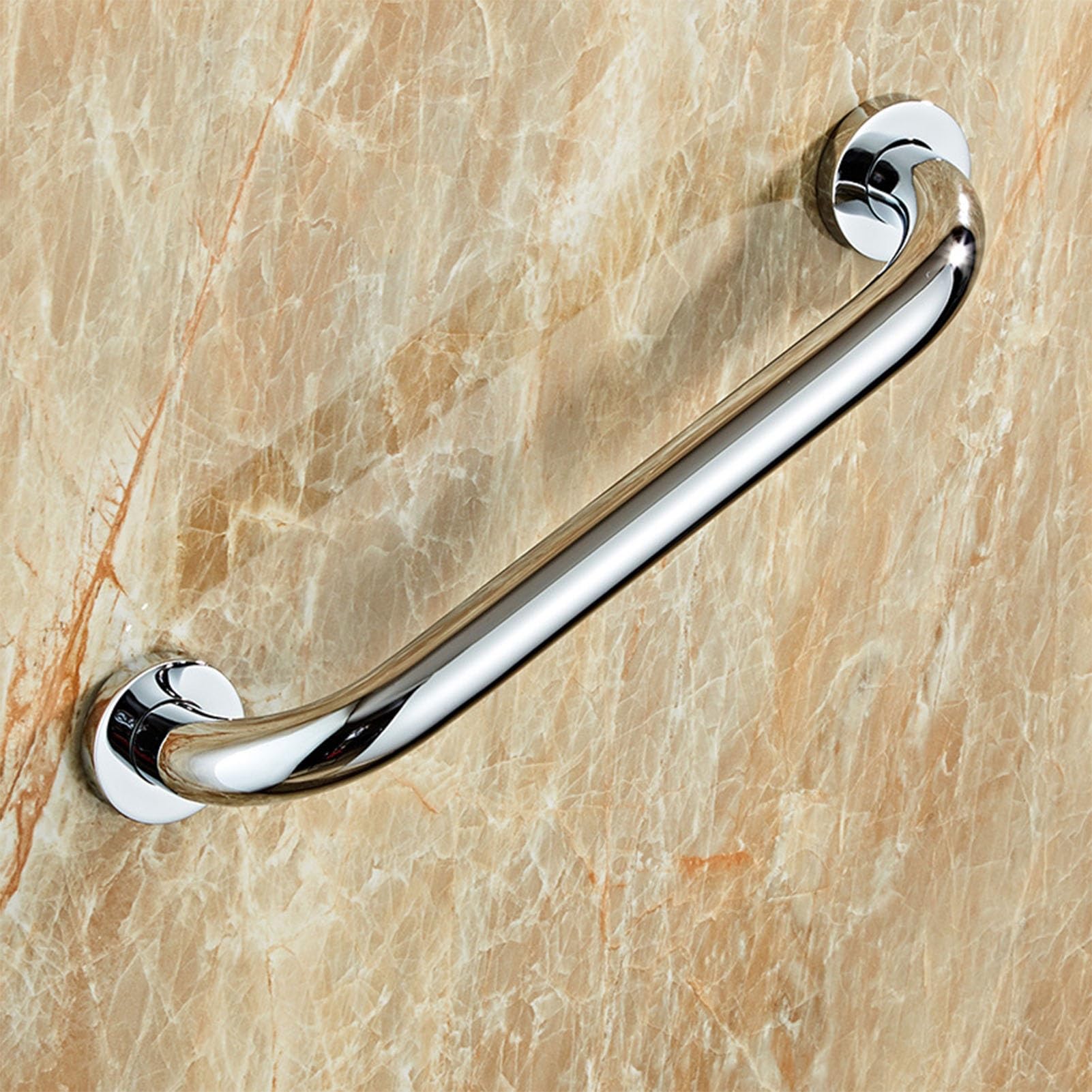 FKXSXAZ Shower Grab Bars for Wall, Anti Slip Indoor Stairs Bathtub and Toilet Hand Rails with Accessories, 304 Stainless Steel Safety Handrails(1.3ft/40cm)