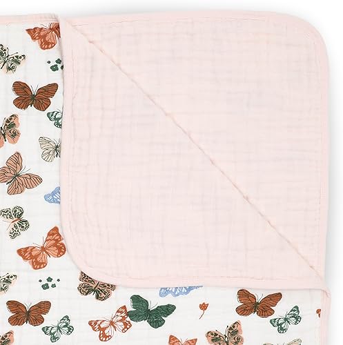 Vista 15 de Little Unicorn - Colcha de algodón original de muselina extrasuave de varias capas, para bebés y niños pequeños (planetas)