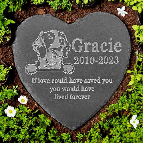 Miniatura 3 de Memorial personalizado de perro salchicha, lápida de perro salchicha, condolencias por pérdida de perro salchicha, recuerdo de perro salchicha,