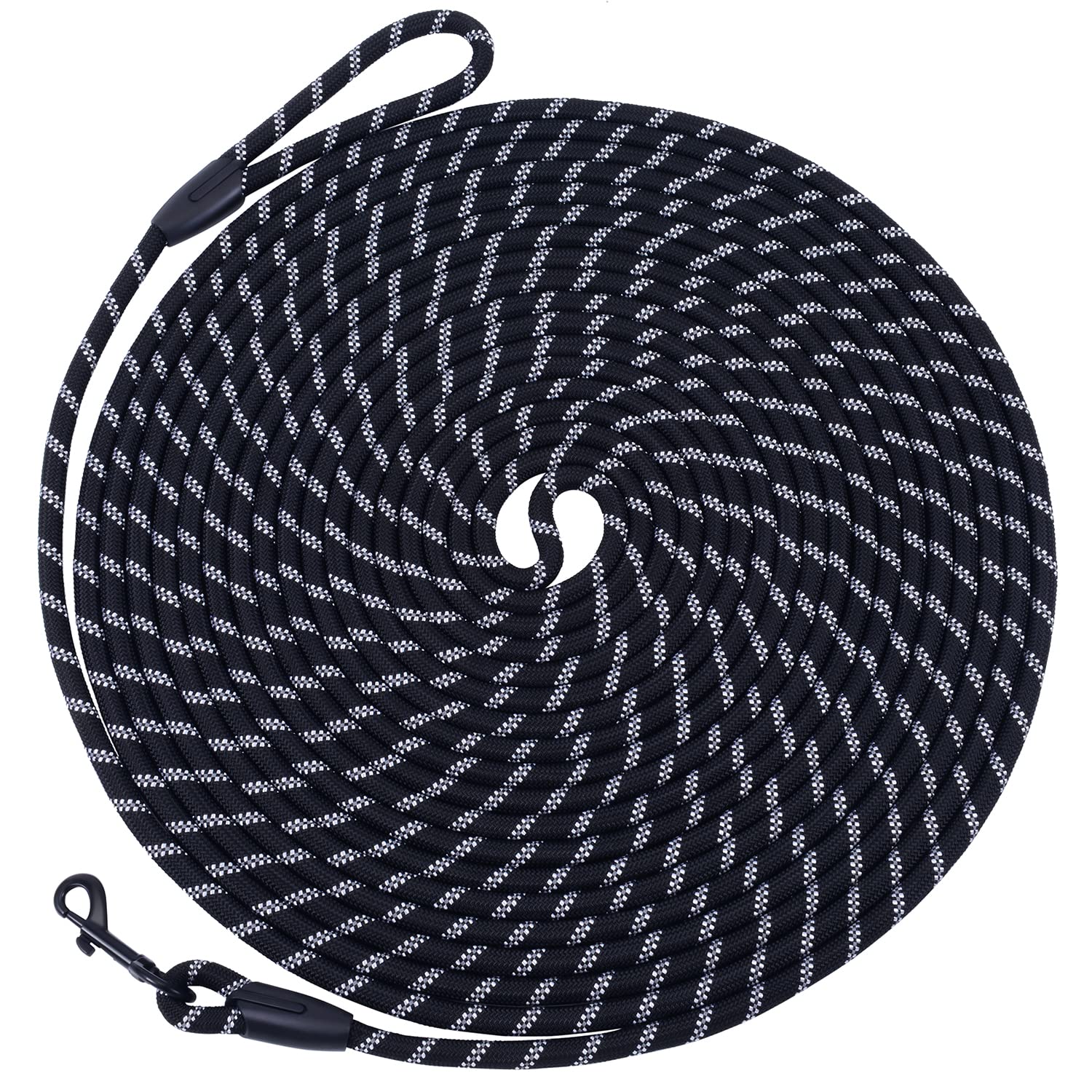 Hi Kiss Reflective Nylon Long Dog Leash 20ft