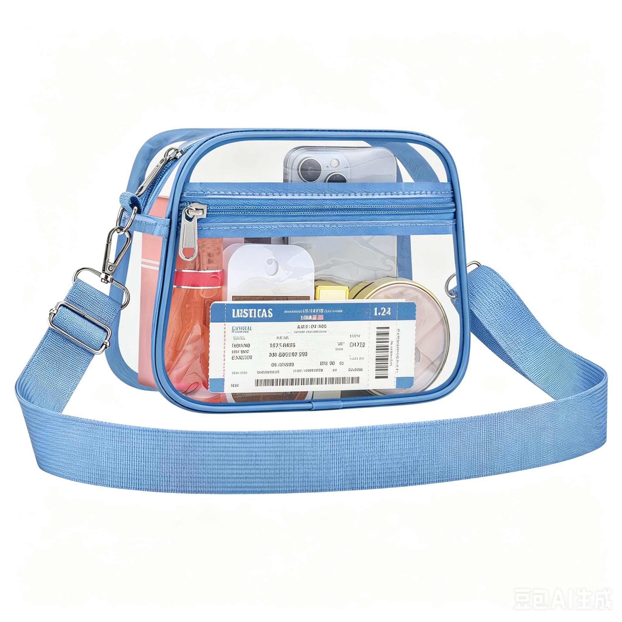 Oraben Clear Bag for Stadium Events Clear Purse Stadium Bag Satchel Handbags for Sports Events Concerts Festivals