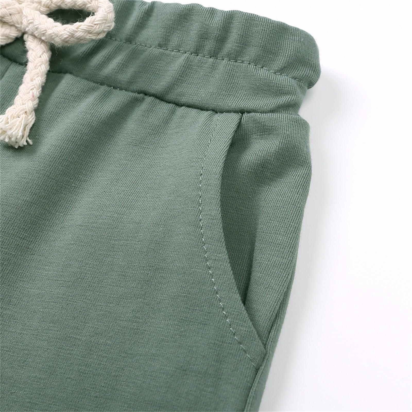 Generisch Conjunto de 2 piezas de chándal para niños pequeños, para verano, camiseta de manga corta con pantalones cortos