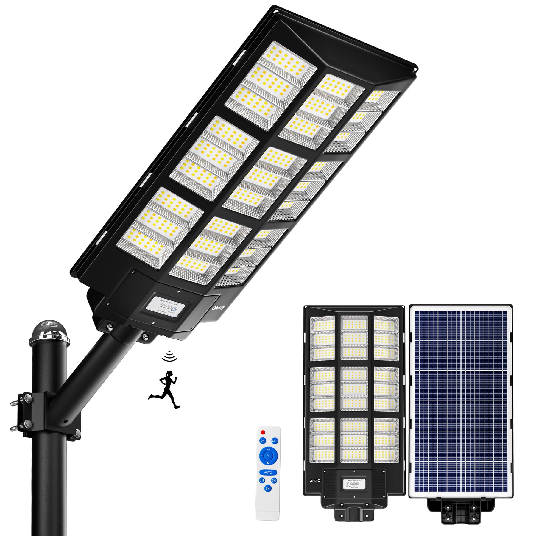 Amazon.co.jp : 【大型業務用】Ofuray ソーラー街灯 Of-7200W 650000LM