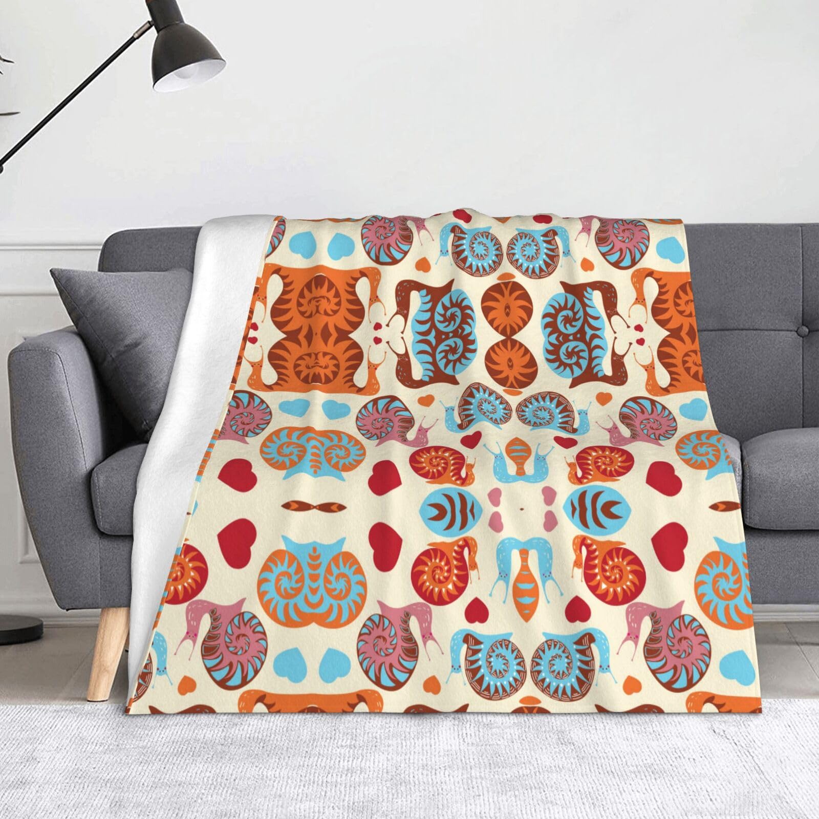 Couverture polaire flanelle douce pour soirées cocooning et camping