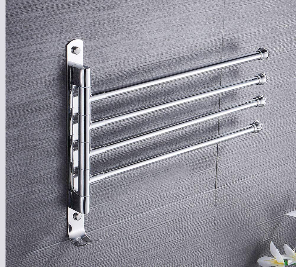 Porte-serviettes multi-barres pour optimiser l'espace des petites salles de bain