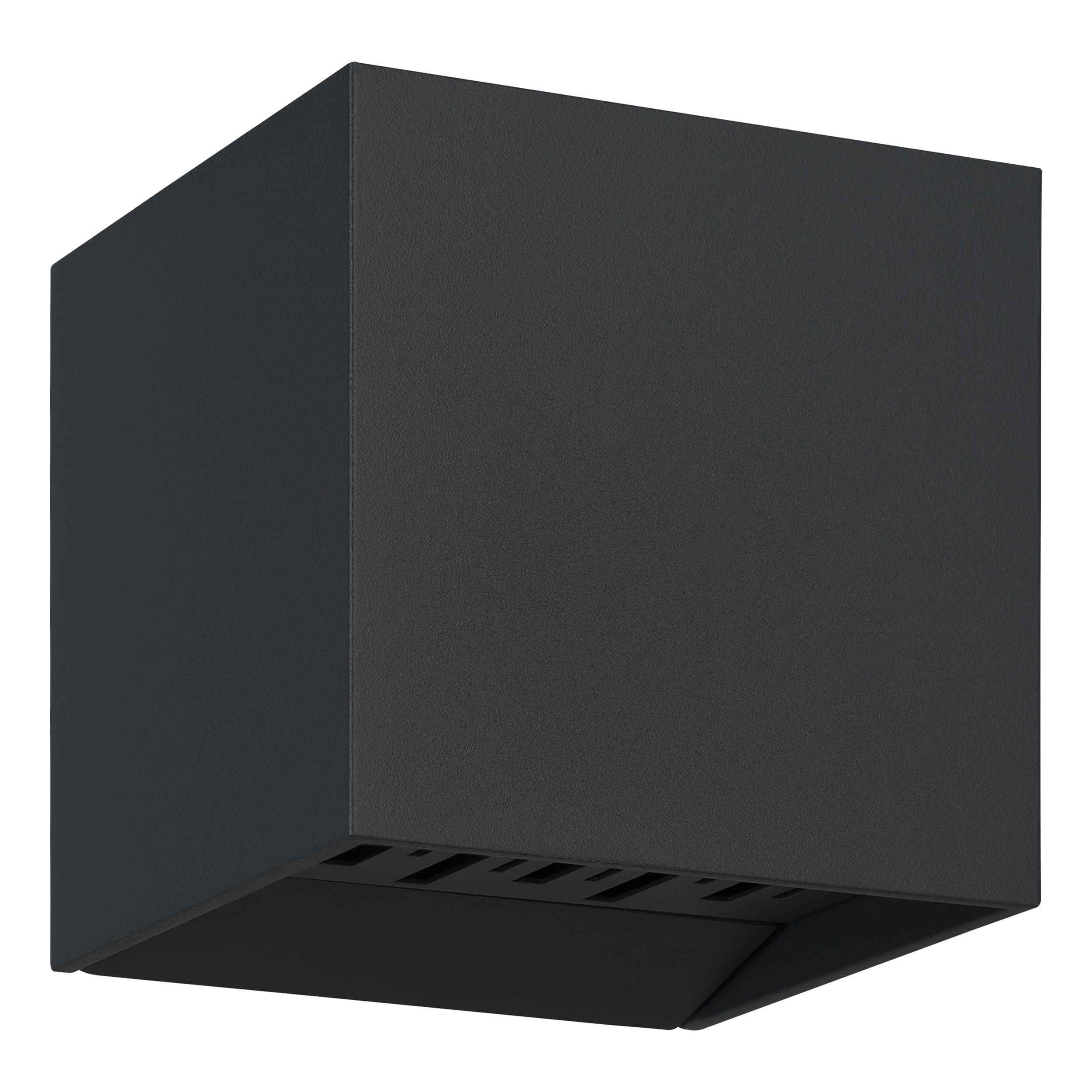 Eglo LED Outdoor wall Light Fixture Calpino 2, External Porch Lighting, up and Down Outside Spotlight, façade lamp Made of Anthracite Metal, Warm White, IP54