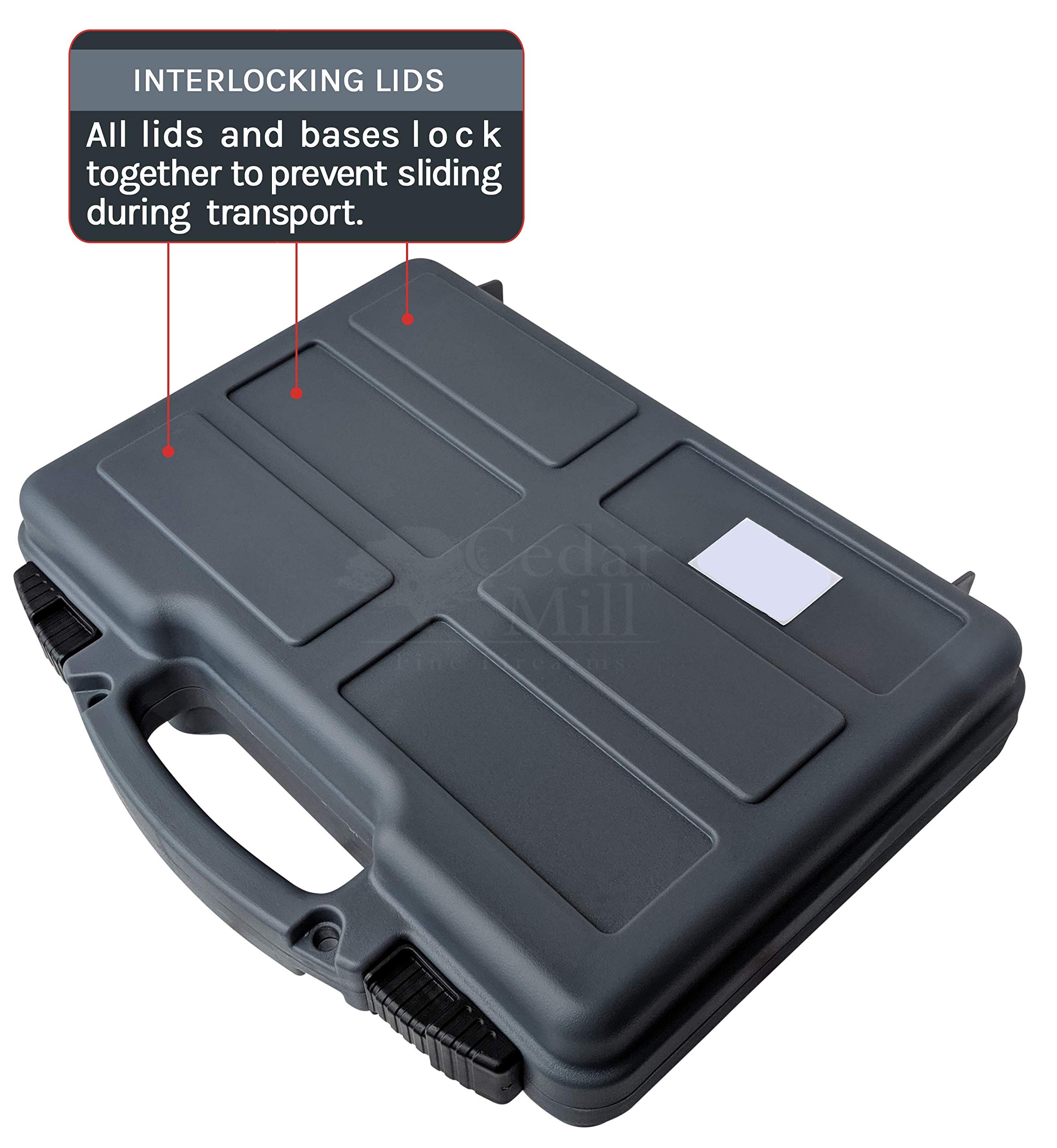 Hard Gun Case Pistol Case TSA Approved, LifelongDurability Hand Gun