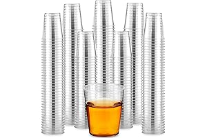 1000 Quality 1.5 oz Disposable Plastic Shot Glasses