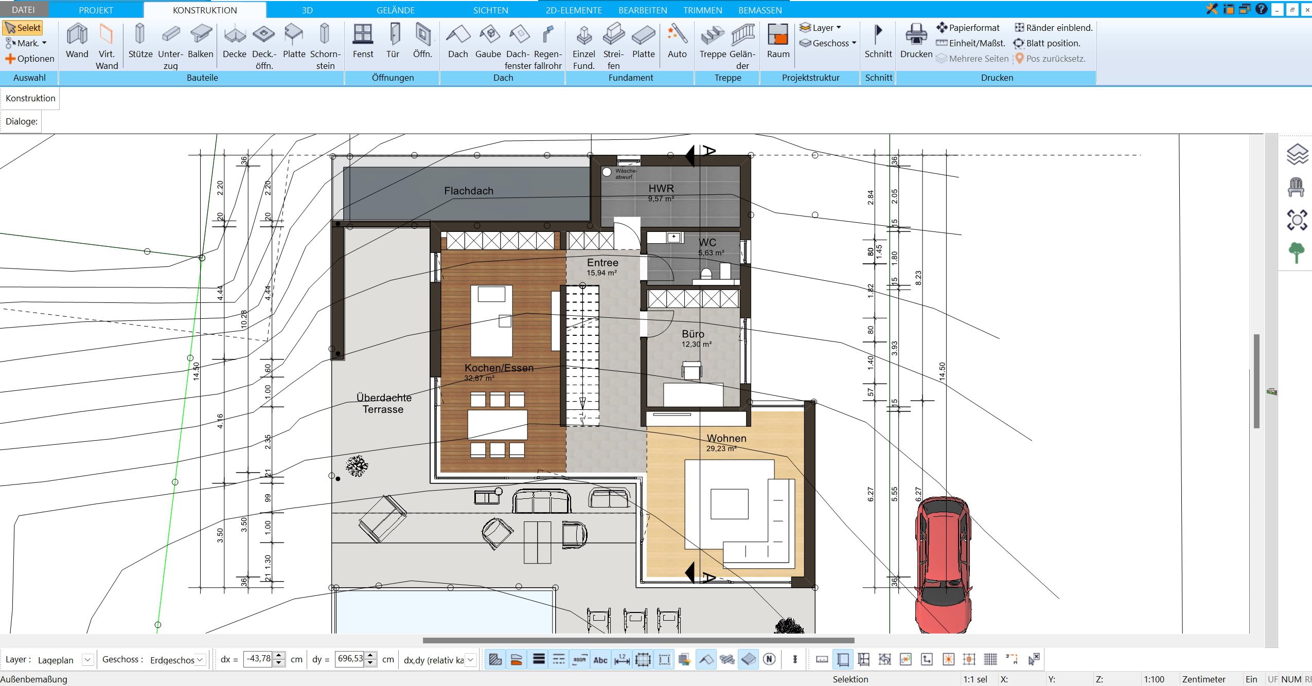 HausDesigner3D Professional 3 - Hausplaner & Architektur 3D CAD Software, Grundrissplanung, Raumplaner