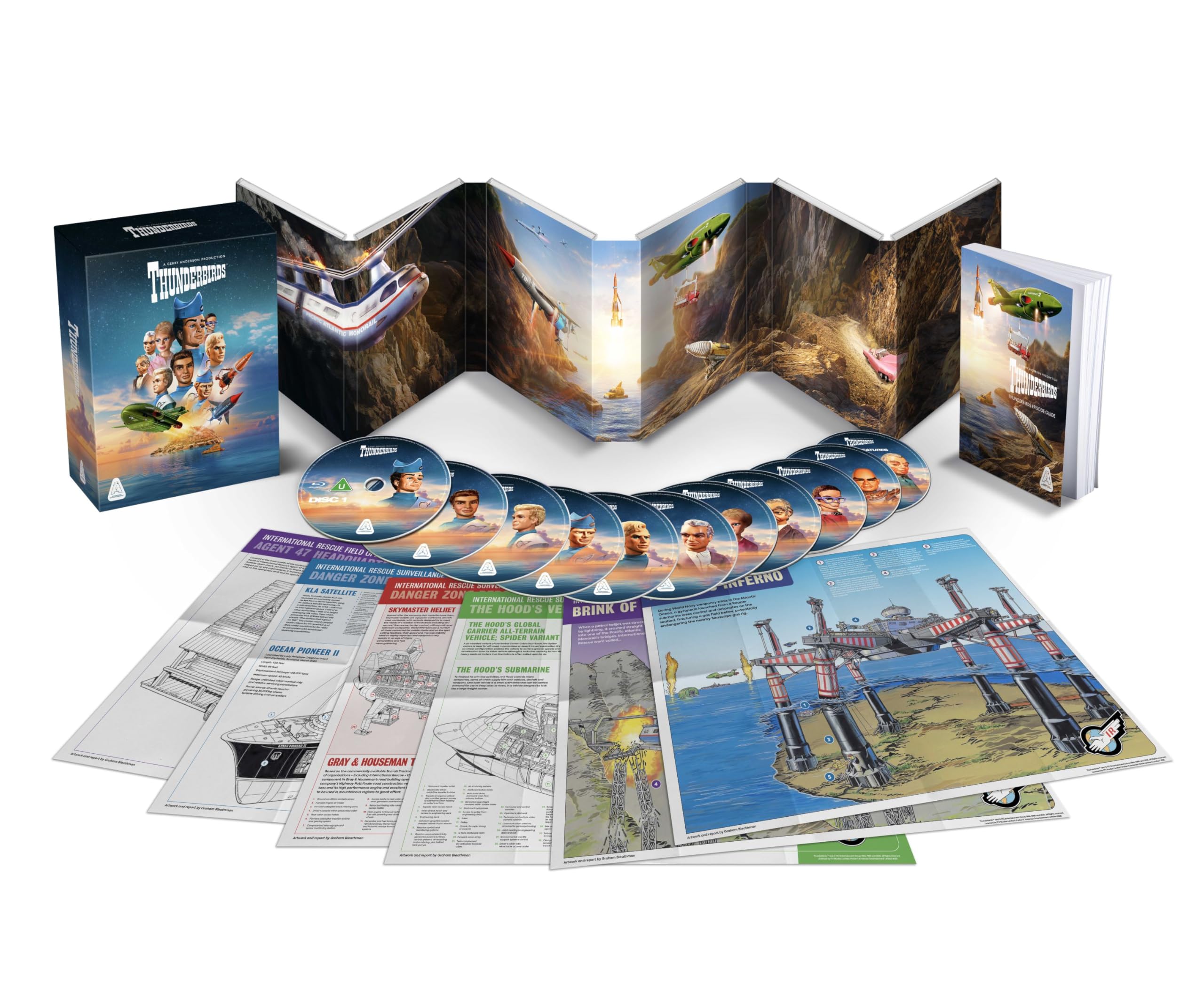 Thunderbirds 60th Anniversary Limited Collector's Edition [Blu-ray] [Region A]