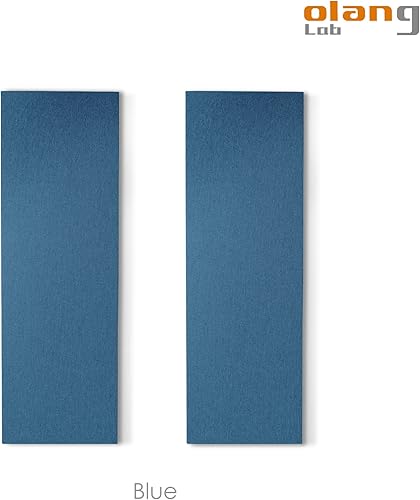 Miniatura 7 de Paneles acústicos, paquete de 2 paneles acústicos envueltos en tela de 36 x 12 pulgadas, paneles de pared acústicos insonorizados que absorben el