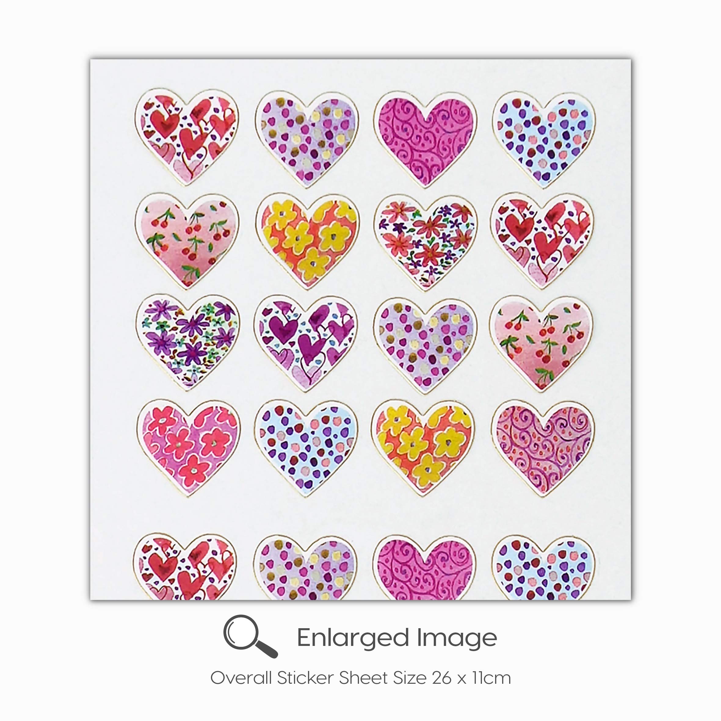 Fun Stickers Heart Patterns 606 : Amazon.ca: Toys & Games