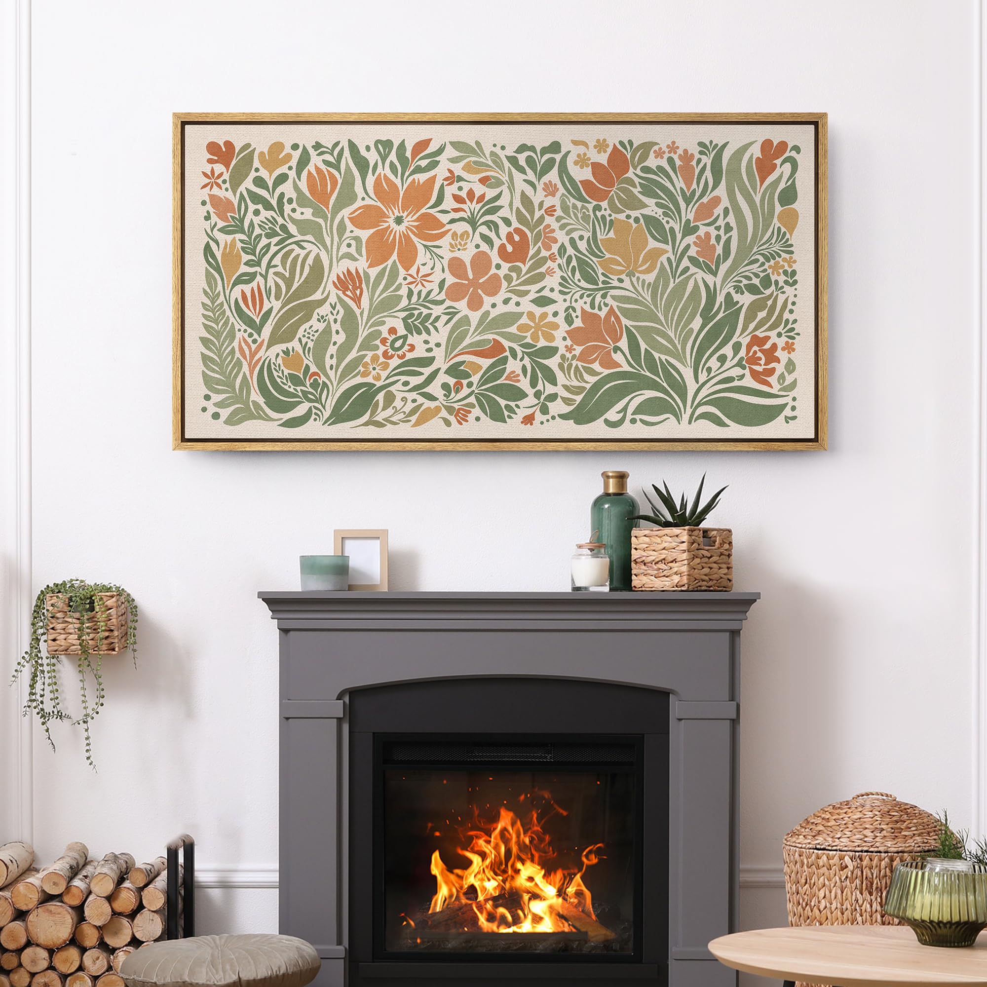 Amazon.com: SIGNFORD Extra Large Framed Canvas Print Wall Art Folk