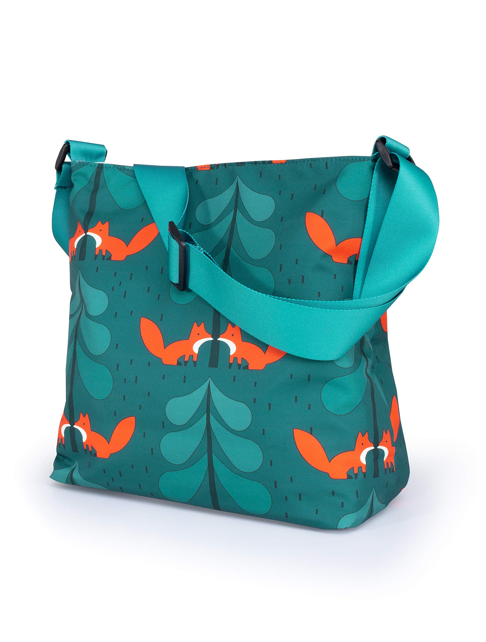 Cosatto Giggle - Paquete de accesorios 2 en 1, bolsa de cambio y saco para todas las estaciones, Fox Friends