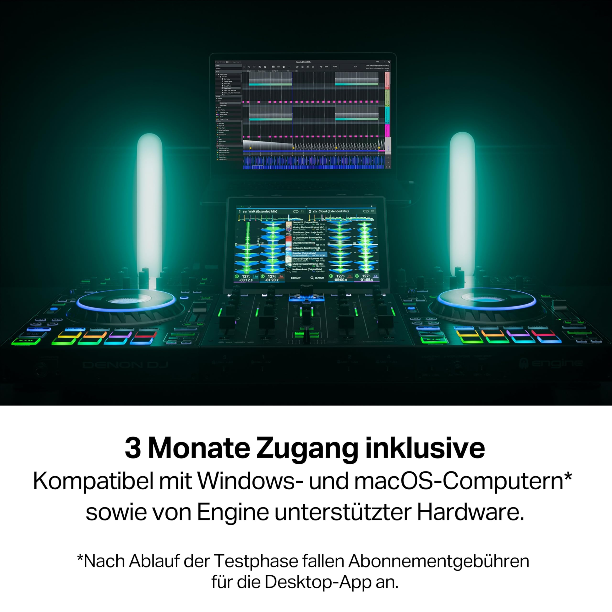 SoundSwitch Micro DMX Interface - Ultrakompaktes USB auf DMX Interface Inklusive Kostenloser Nutzung der SoundSwitch Software für 3 Monate