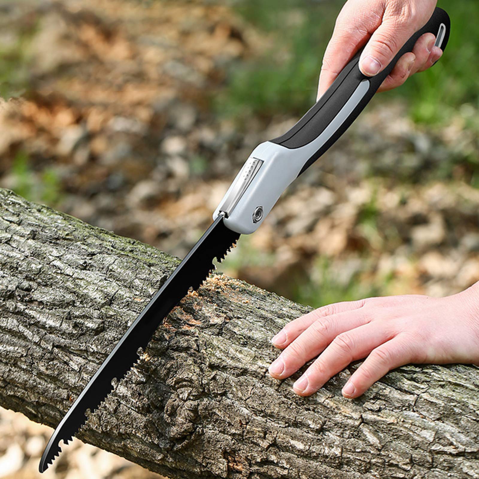 Przenośna piła składana Heavy Duty piła składana z ostrym ostrzem piła ręczna do drewna Camping DIY piła do przycinania drewna z twardymi zębami