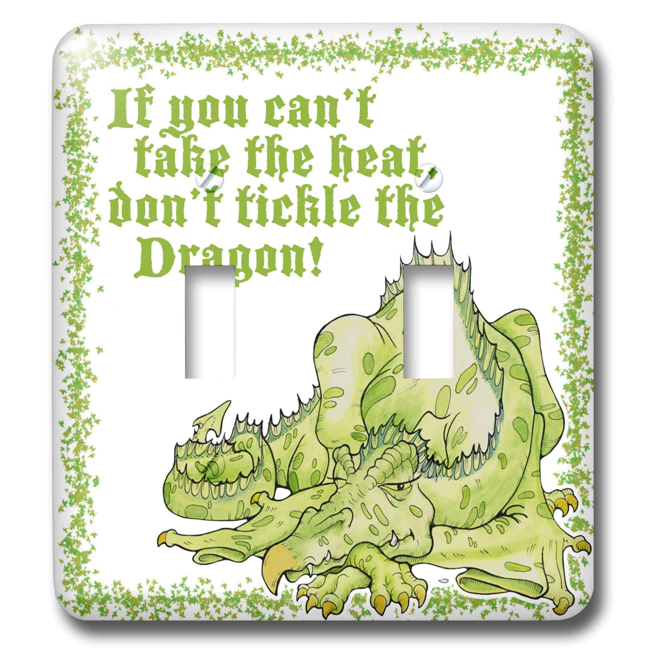 Dragon Interruptor Doble Palanca 3dRose lsp_22854_2 Solución Paredes Aburridas
