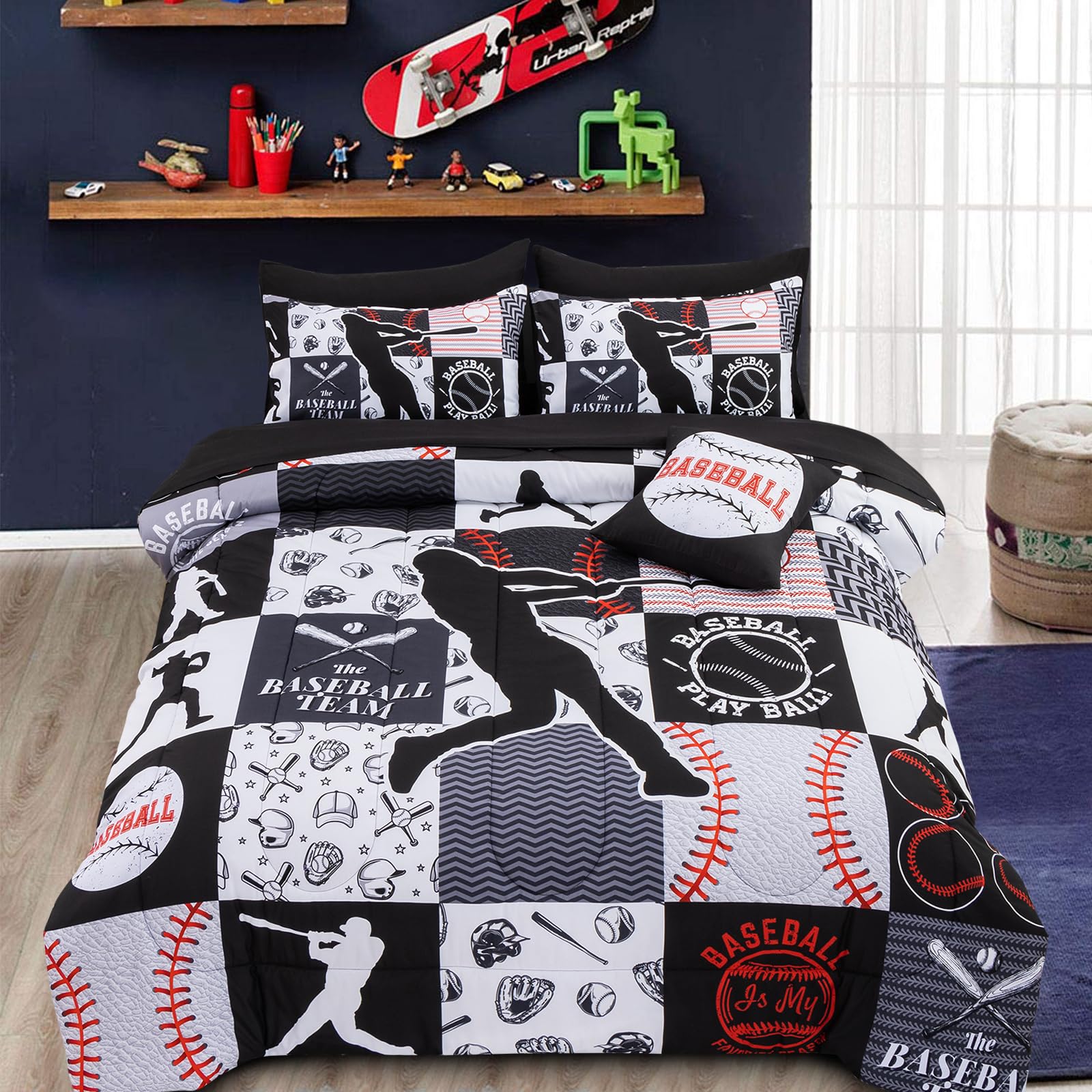 A Nice Night Sports Grid Patchwork Set