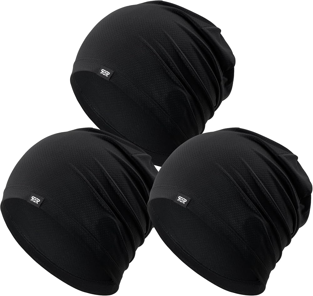 QINGLONGLIN 3-Pack Cooling Skull Cap