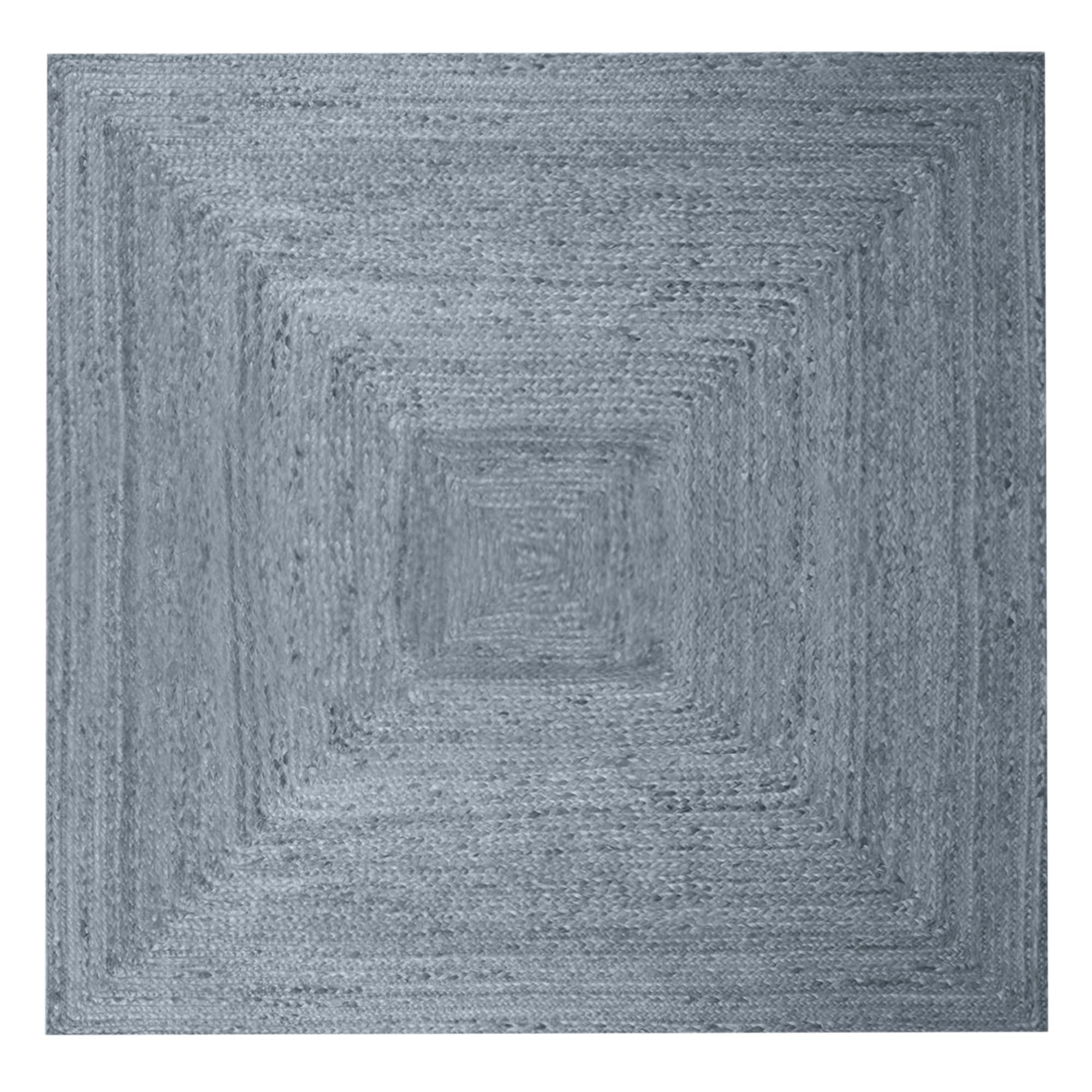 Tapis en jute gris Kilim idéal pour sublimer une maison de lac ou chambre