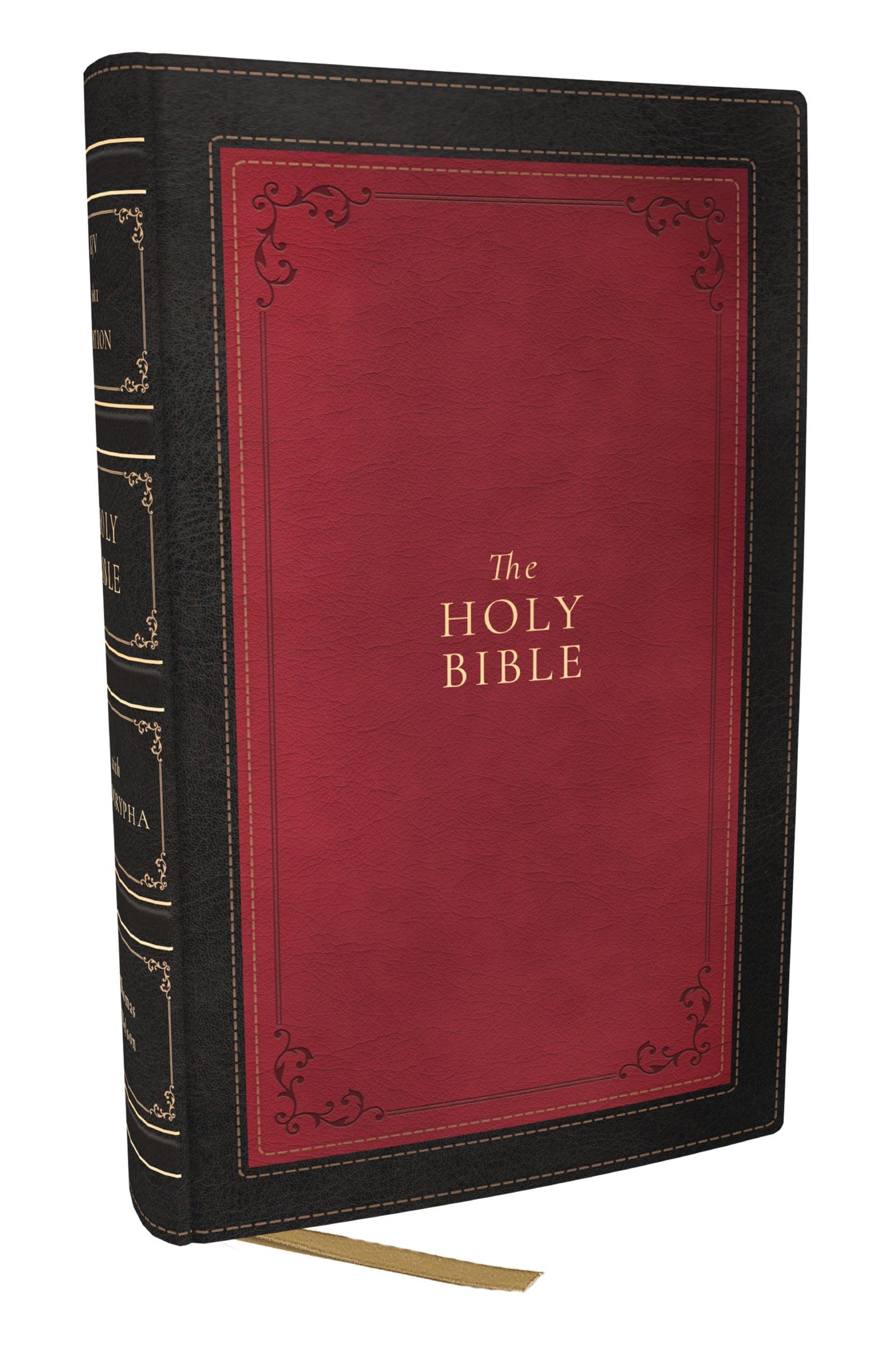 1611 KJV with Apocrypha, Black Leathersoft: Holy Bible