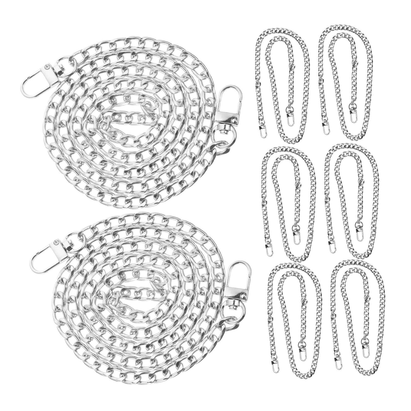 8 Piezas De Correas De Cadena Para Bolso Bandolera Correa De Repuesto Para Monedero De Repuesto Para Bolso Cadena De Metal