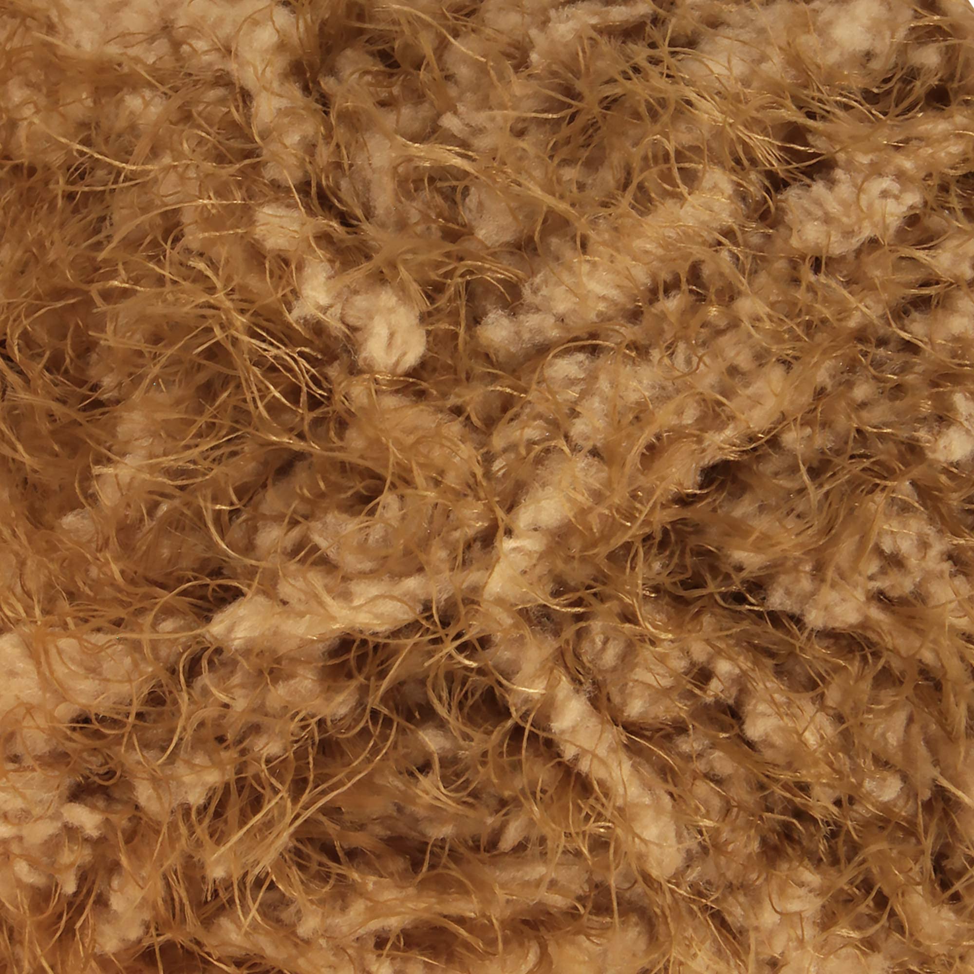JubileeYarn - Ovillo de lana de oso bebé, 100 g, madeja de piel sintética de poliéster grueso, bronce, 4 madejas