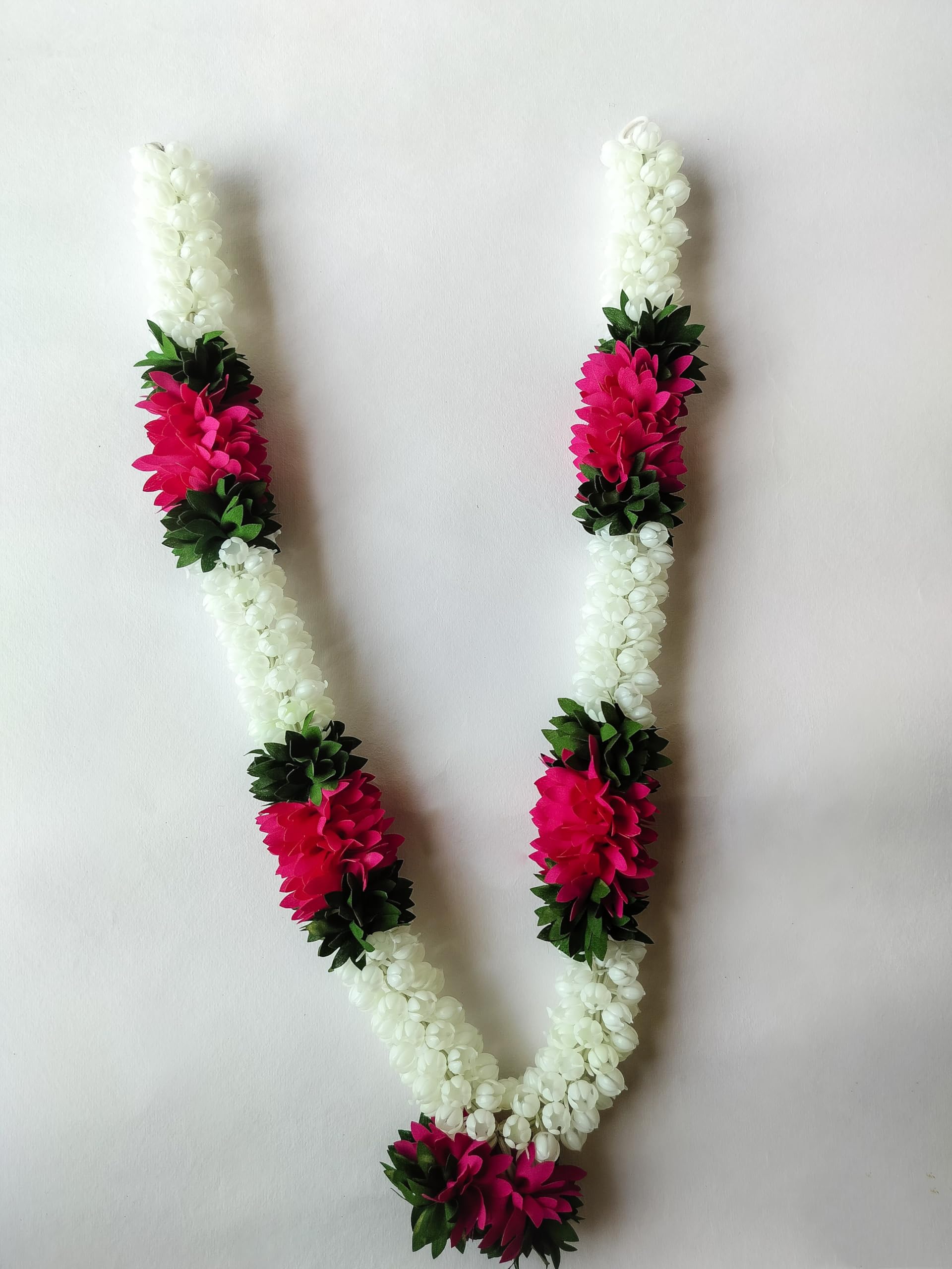 Beautiful Handmade Mala Garland for Photo Frames | Plastic Artificial Flower Garland Mala for God Idols, Photo Frame, Mandir and Temple (Magenta) (B0CTTYZ43Q) Amazon Price History, Amazon Price Tracker