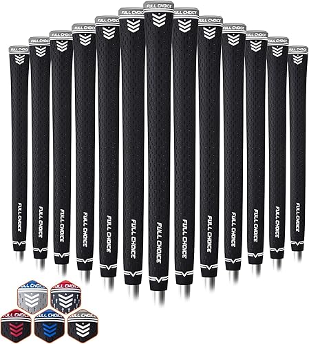 Miniatura 14 de 13 Pack Golf Grips, Durable Rubber Grip for Clubs, Anti-Slip “+” Texture & Zipper Back Design, Grips Only or Grips & Regripping Kit
