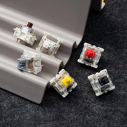 Miniatura 6 de Glacier G Pro versión 3.0 pre-lubricado 5 pines (105 piezas) juego para teclado mecánico con tapas de teclainterruptores gratis extractor incluido