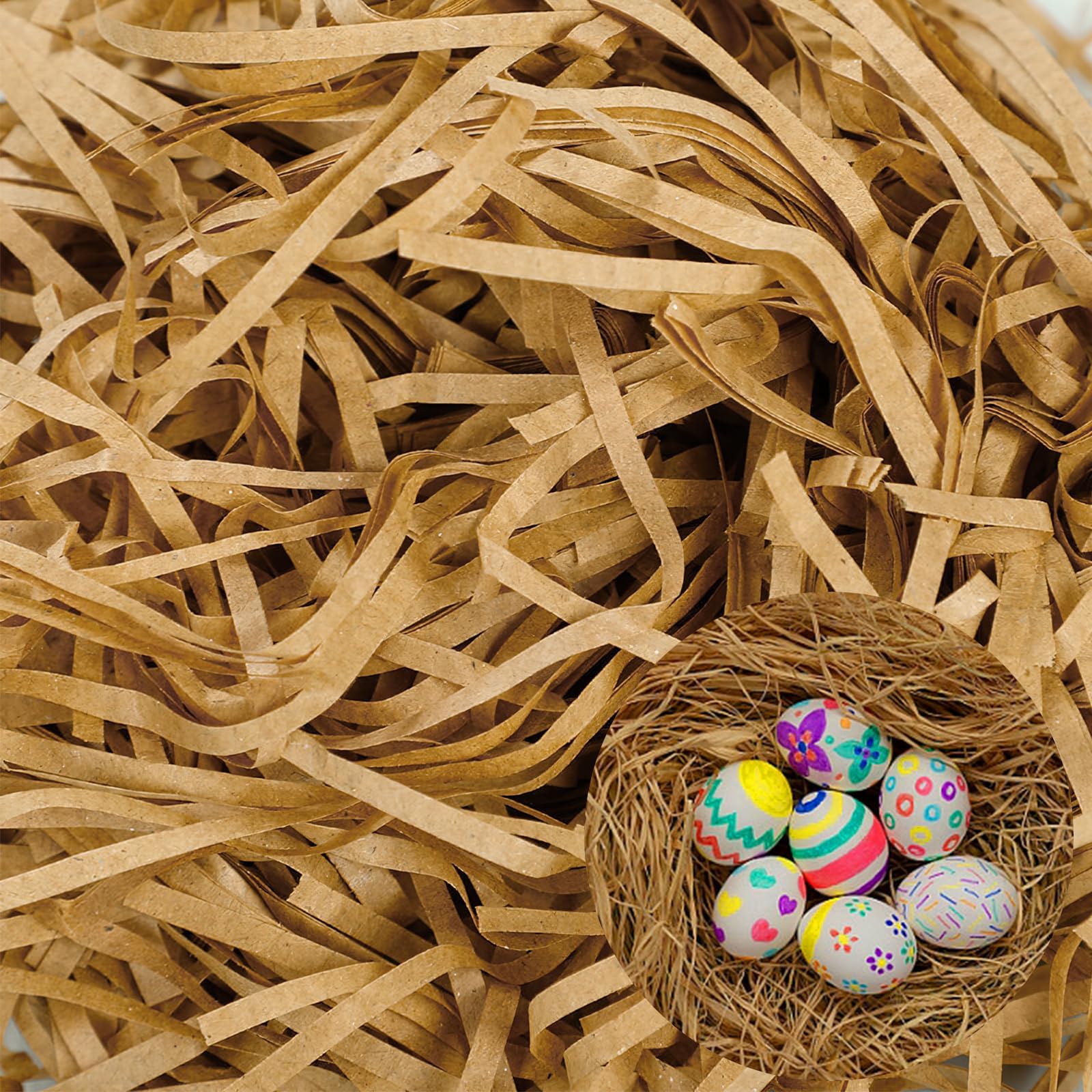 Ostergras 300g 10 Farben - Geschreddertes Papier Für Osterkörbe & Dekoration
