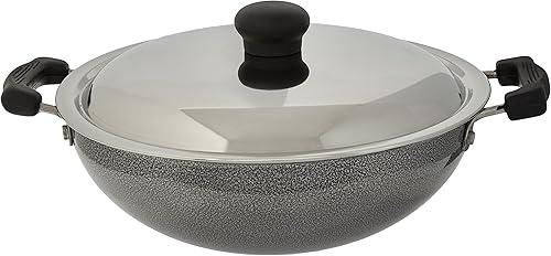 Miniatura 2 de Prestige Manttra Omega Select Plus 250 Sartén profunda, Kadai, Kadhai indio, Mediana, Negro