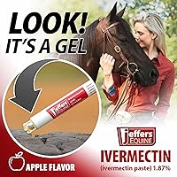 Vista 7 de Jeffers Desparasitante de gel ivermectina para caballos, sabor a manzana, 1.87% pasta antiparasitaria de amplio espectro, control eficaz