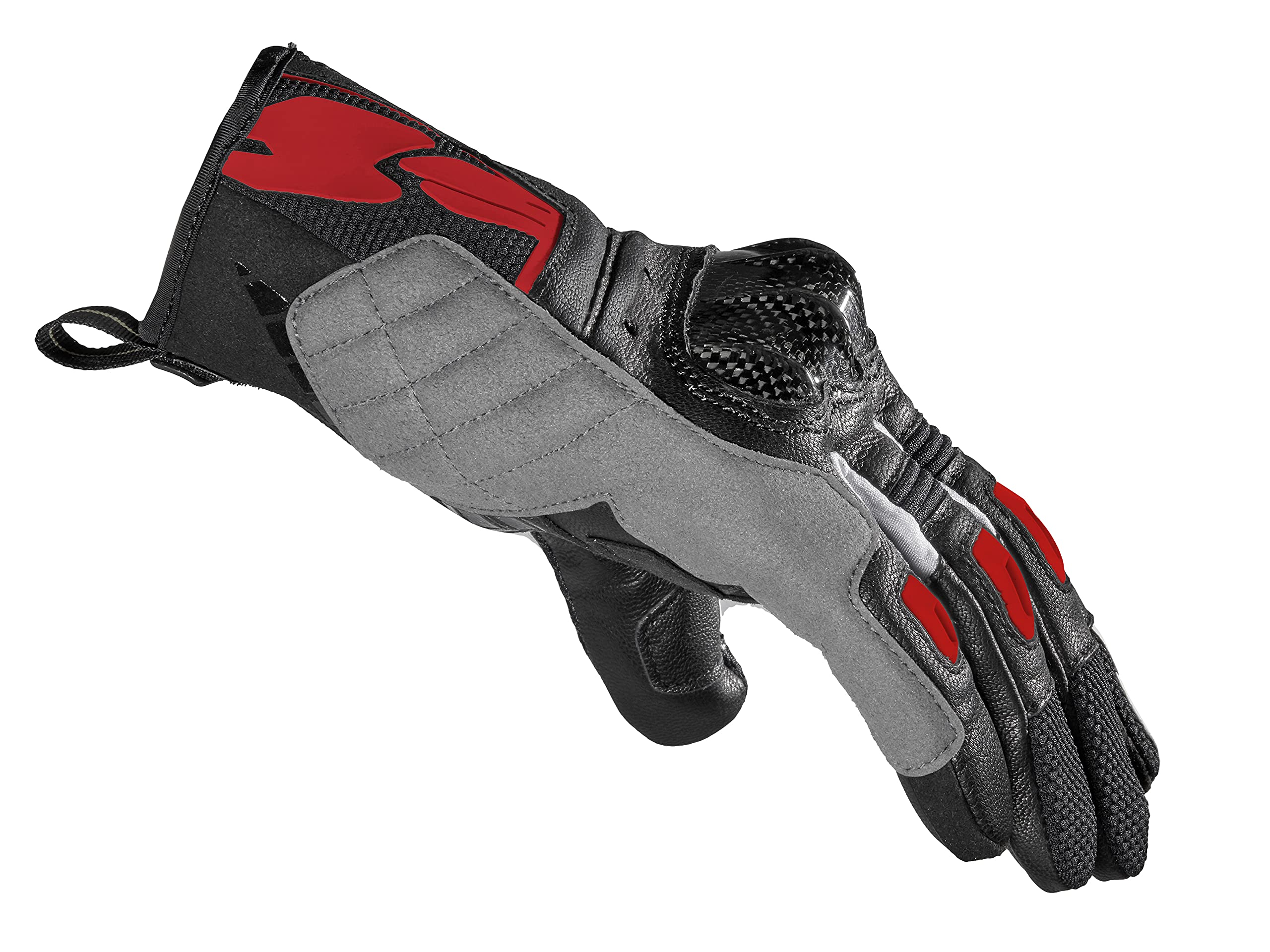 SPIDI Guantes de Moto de Cuero para Hombre con Protectores